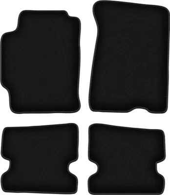 Immagine prodotto di Tappetini in velluto per Mazda MX-6 II (1992-1997, coupé) neri, set 4 pz, con fissaggi