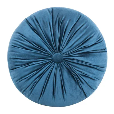 Imagen del producto de Cojín de terciopelo, 40 x 40 cm, color azul