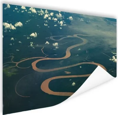 Produktbild von MuchoWow® Poster Amazonas Fluss Brazillie Fotodruck 120x80 cm - Bilder