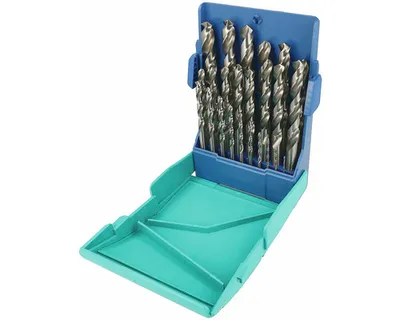 Immagine prodotto di Heller Tools 21964 8 HSS Metal twist drill bit set 25-piece cut DIN 338 Cylinder shank 1 Set
