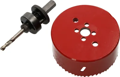 Produktbild von KOTARBAU Lochsäge 102 mm HSS mit Zentrierbohrer Lochfräse Bohrkrone Lochkreissäge Sägekranz für Metall, Edelstahl, Holz, Kunststoff