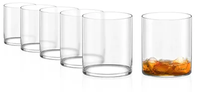 Whiskygläser Set 6er, 315 ml, Kristall, spülmaschinenfest, zeitloses Design