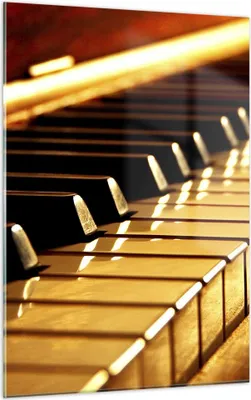 Produktbild von Bilder auf glas - Einteilig - Klavier Musik Konzert - 50x70cm - Glasbilder - Wandbilder - Bilder - zum Aufhängen bereit - Wanddekoration aus Glas - Glas Bilder - Wandbild auf Glas - GPA50x70-2200