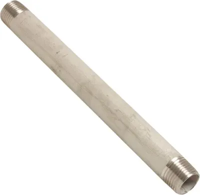 Zdjęcie produktu dla Złączka gwintowana Nypel rurowy ze stali nierdzewnej 1/2" AG 300 mm