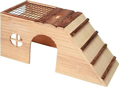 Obrázek produktu pro Klec pro hlodavce 47 x 22 x 20 cm s rampou a krmítkem