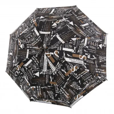 Immagine prodotto di doppler ombrello a bastone ombrello Fiber Flex AC Umbrella Scribble Black nero