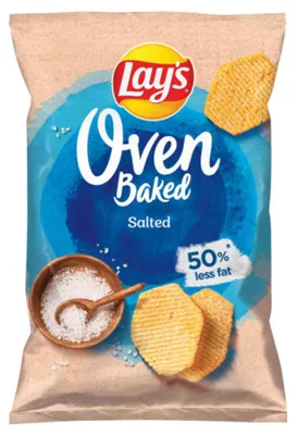 Productafbeelding van Lay's Oven Baked chips, zout smaak, 110 gram