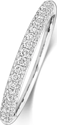 Produktbild von 18 Karat (750) Weißgold Damen - Diamant Trauring/Ehering/Hochzeitsring Brillant-Schliff 0.56 Karat G - VS, 54 (17.2); TRS3686318KWRSN