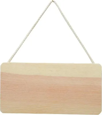 Image de Planche en bois beige - Décoration - 1 pièce - Bois - 21 x 11 cm