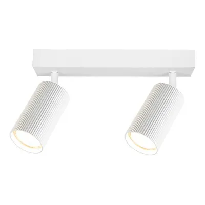 Produktbild von MasterLED Deckenstrahler - GU10, 2-flammig, schwenkbar, Weiß - Moderne verstellbare LED Deckenleuchte für das Wohnzimmer