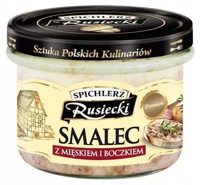 Obrázek produktu pro Spiechlerz Rusiecki Smalec s masem a slaninou 160 g