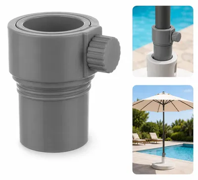 Produktbild von Sonnenschirm Adapter Reduzierhülse für 1,5 & 1,35 Zoll, Schirmständer Einsatz für Pool & Terrasse, stabil & UV-beständig, Edelstahl Schraube