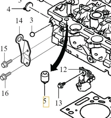 Immagine prodotto di Perno di centraggio coperchio valvole VOLVO OE 30725019