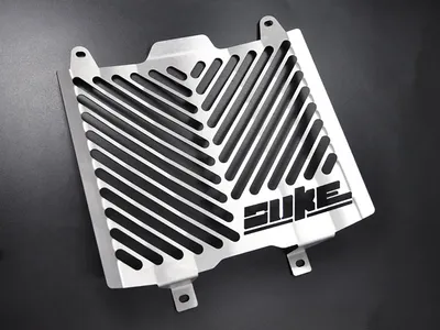 Immagine prodotto di Coperchio radiatore ZIEGER compatibile con KTM 690 Duke | R Design Logo argento