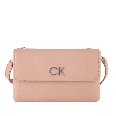 Obrázek produktu pro Calvin Klein taška přes rameno RE-Lock DBL Crossbody EMB Mono cafe au lait