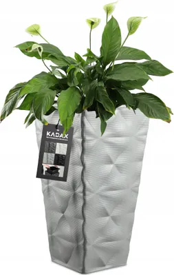 Zdjęcie produktu dla KADAX Doniczka Donica z Wkładem Ogrodowa Szara 56cm