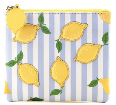 Obrázek produktu pro Kožená peněženka s aplikací a zapínáním na zip, rozměry 12 cm x 10 cm