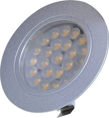 Produktbild von Einbaustrahler 24 LEDs 12V 220lm Ø65x11mm