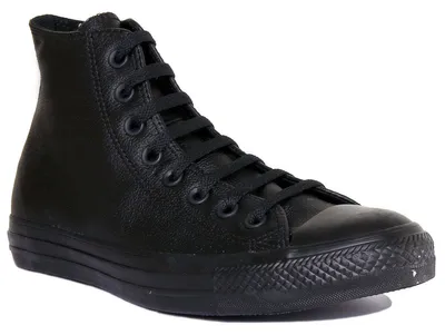 Produktbild von Converse Chuck Taylor All Star Hi Hi Top Schnürschuhe aus Leder Schwarz – undefined / Schwarz
