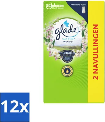Produktbild von Glade - Touch & Fresh Nachfüller - Maiglöckchen - 2 × 10 ml - Vorteilspack - 12 Stücke