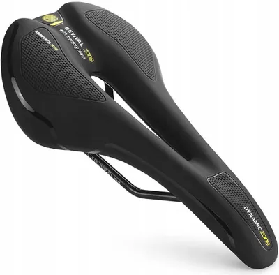Produktbild von Bequemer Sattel Gelber Fahrradsattel mit Polsterung