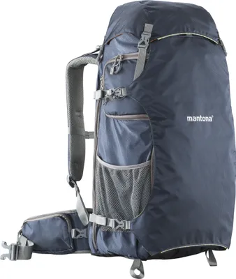 Produktbild von Mantona Kamera- & Drohnenrucksack elementsPro – universeller Outdoor-Rucksack für DSLR, Drohnen & Zubehör, flexibler Innenraum, mit 15,6 Zoll-Laptopfach, Stativhalterung, inkl. Regenschutz