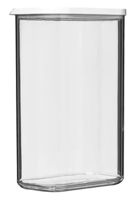 Produktbild von Mepal Vorratsdose Modula – 2000 ml Inhalt – Frischhaltedose zur Aufbewahrung von Lebensmitteln – spülmaschinenfest, Plastik, Weiß, 14.4 x 9 x 22.2 cm