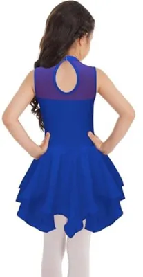 Productafbeelding van Meisjes Leotard voor Kunstschaatsen - Blauw