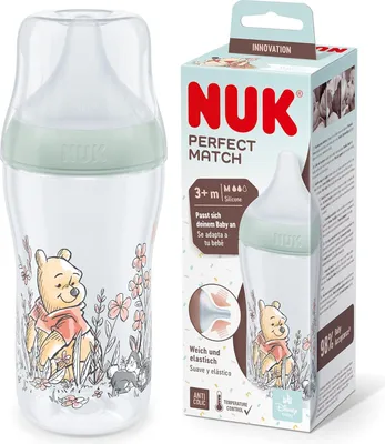 Produktbild von NUK PP Flasche 260 ml Silikon Winnie Pooh