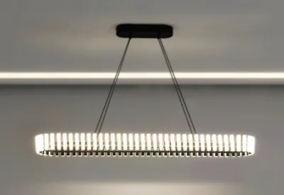 Zdjęcie produktu dla Klavia 90 Long - Nowoczesna Lampa LED do jadalni Czarny 90 cm