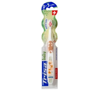 Produktbild von Trisa 612430, Baby, Blau, Gelb, 3 Jahr(e), 1 Stck(e), Sichtverpackung