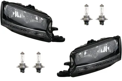 Produktbild von Johns, Scheinwerfer kompatibel zu Skoda Fabia 18- Set L+R mit LWR TFL LED +Leuchtmittel 6V1941015D 6V1941016D