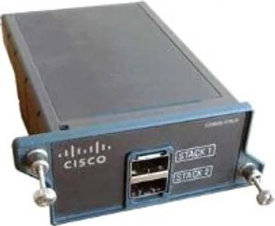 Produktbild von Cisco C2960S-F-STACK=, Schwarz, Kabelgebunden, 320 g