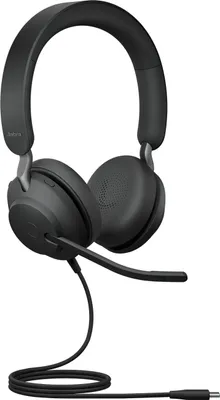 Produktbild von Jabra Evolve2 40 SE・Kabelgebunden・Anrufe/Musik・20・20000 Hz・188 g・Kopfhörer・Schwarz (24189-989-889)