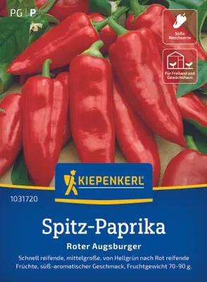 Produktbild von Kiepenkerl Spitz-Paprikasamen Roter Augsburger Capsicum annuum 7 Pflanzen