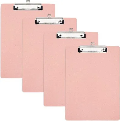 Produktbild von Famanu Klembord A4 mit robuster Clip und Aufhängeloch - Rosa