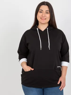 Immagine prodotto di Relevance Felpa con cappuccio da donna Malaricus nero Taglia unica