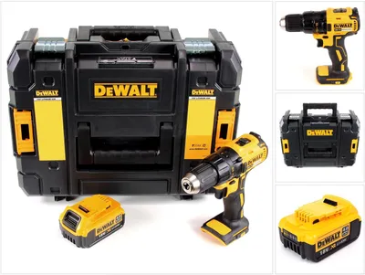 Produktbild von DeWalt DCD 777 Akku Bohrschrauber 18V 65Nm + 1x Akku 4,0Ah im TSTAK II Werkzeugkoffer - ohne Ladegerät