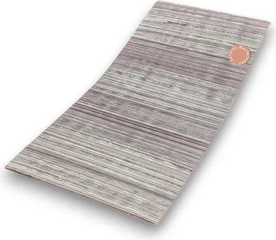 Produktbild von Sandras-Bastelladen - Handbemalt Schraffur - Kerzen Verzierwachsplatte - 200 x 100 x 0,5mm Rotbraun