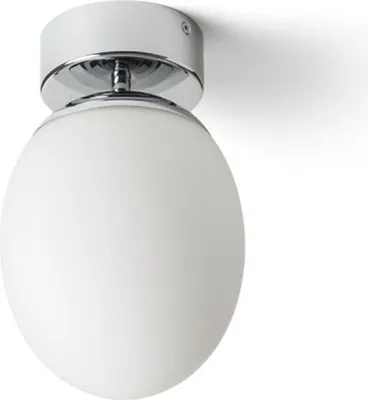 Immagine prodotto di MERINGUE 16 soffitto vetro opalino/cromo 230V LED E27 15W IP44