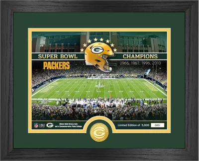 Produktbild von Green Bay Packers NFL Stadion Golden Coin Bild 40x33cm