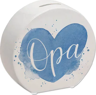 Produktbild von Opa-Herz Spardose mit Spruch Opa