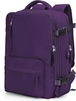 Immagine prodotto di Borsa da viaggio impermeabile 40x20x25 con porta laptop e porta USB - Zaino da donna e da uomo