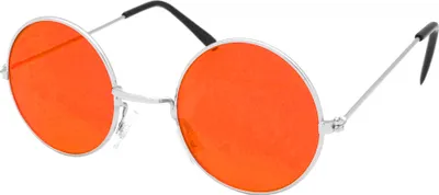 Image de Bristol Novelty Lunettes unies de style années 60, pour adultes BN108 (taille unique) (Orange)