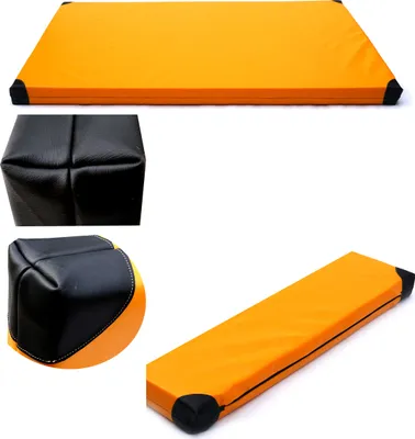 Produktbild von Gymnastikmatratze 200x120 gelb/schwarz
