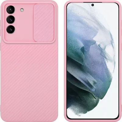 Zdjęcie produktu dla Etui ochronne Cadorabo do Samsung Galaxy S21 PLUS w kolorze różowym Etui na telefon komórkowy Etui TPU ochrona aparatu fotograficznego