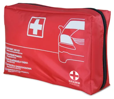 Produktbild von GRAMM medical KFZ-Tasche mit DIN-Füllung 13 164:2014