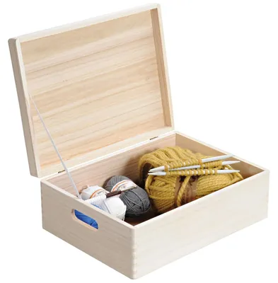 Produktbild von Mehrzweck-Aufbewahrungsbox mit Deckel, 39 x 29 x 14 cm