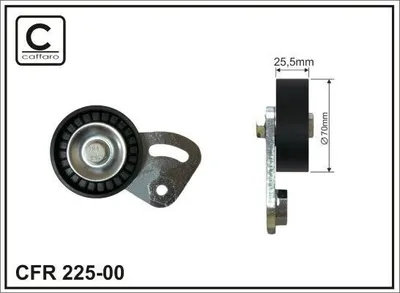 Produktbild von CAFFARO 225-00 Riemenspanner Keilrippenriemen für BMW 5 Limousine (E39) Ø70mm Rolle