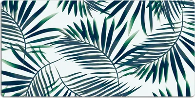 Produktbild von Schreibtischmatte Tischunterlage 120x60 cm Mauspad - Grüne Blätter